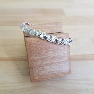 Sterling Hearts Bracelet